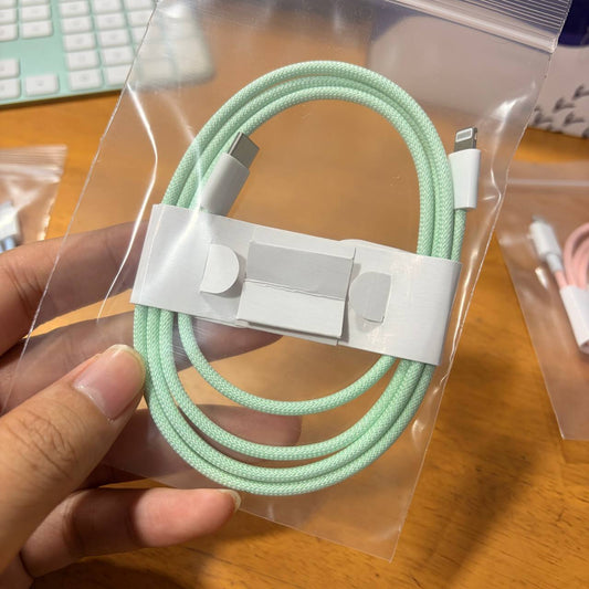 Braided Color Charging Cable (Lightning)