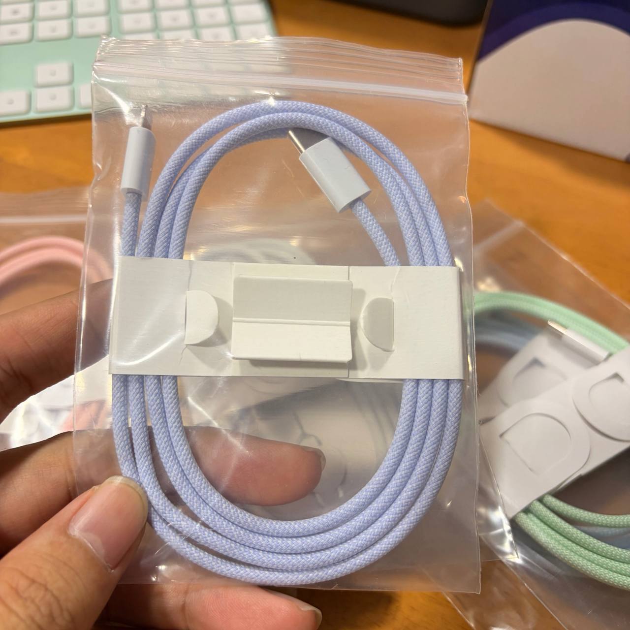 Braided Color Charging Cable (Lightning)