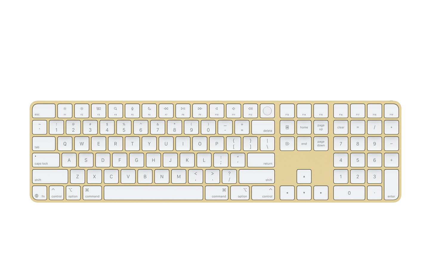 Apple Magic Keyboard + Numeric Keypad with Touch ID (Used)